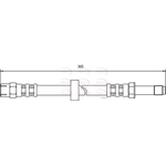Apec Brake Hose (HOS3561)