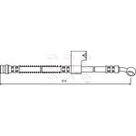 Apec Brake Hose (HOS3564) Fits: Hyundai