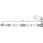 Apec Brake Hose (HOS3571)
