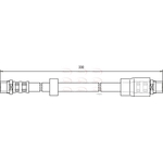 Apec Brake Hose (HOS3752)