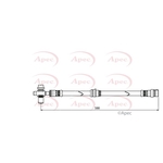 Apec Brake Hose (HOS3895)