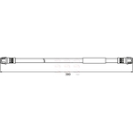 Apec Red Brake Hose (HOS3915)