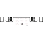 Apec Red Brake Hose (HOS3955) Fits: BMW