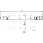 Apec Brake Hose (HOS3970)