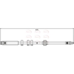 Apec Brake Hose (HOS3978) Fits: Fiat