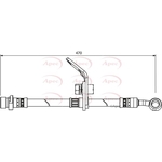 Apec Brake Hose (HOS3980)