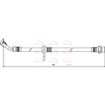 Apec Brake Hose (HOS3983)