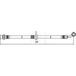 Apec Brake Hose (HOS3995)