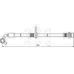 Apec Brake Hose (HOS4002)