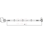 Apec Brake Hose (HOS4009) Fits: Jaguar