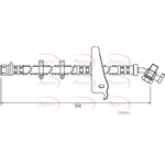 Apec Brake Hose (HOS4026)