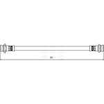 Apec Red Brake Hose (HOS4069) Fits: Suzuki