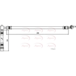 Apec Red Brake Hose (HOS4085) Fits: Toyota