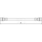 Apec Red Brake Hose (HOS4090)