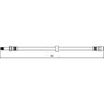 Apec Red Brake Hose (HOS4112)