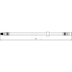Apec Red Brake Hose (HOS4116) Fits: Volvo