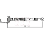 Apec Red Brake Hose (HOS4132) Fits: Hyundai
