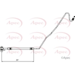 Apec Red Brake Hose (HOS4137)