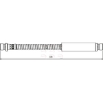 Apec Red Brake Hose (HOS4142)
