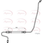 Apec Red Brake Hose (HOS4148) Fits: Peugeot