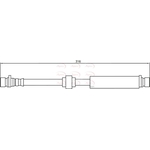 Apec Red Brake Hose (HOS4150) Fits: Land Rover