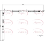 Apec Brake Hose (HOS4174)