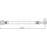 Apec Red Brake Hose (HOS4186)