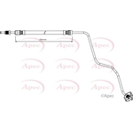 Apec Red Brake Hose (HOS4244)