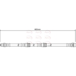 Apec Brake Hose (HOS4302) Fits: BMW