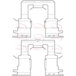 Apec Brake Fitting Kit (KIT1149)