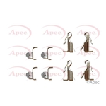 Apec Red Brake Fitting Kit (KIT308)