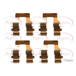 Apec Red Brake Fitting Kit (KIT436)