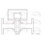 Apec Red Brake Fitting Kit (KIT532)