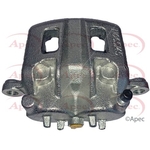 Apec Red Brake Caliper Front Left (LCA376N)