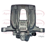 Apec Red Brake Caliper Rear Left (LCA543N)