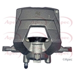 Apec Red Brake Caliper Front Left (LCA620N)