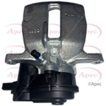 Apec Red Brake Caliper For Vented Brake Discs (LCA967N) Fits: Audi