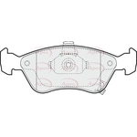 Apec Red Brake Pads (PAD1011)