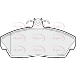 Apec Red Brake Pads (PAD1019)