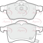 Apec Red Brake Pads With Retaining Spring (PAD1023)
