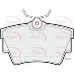Apec Brake Pads With Spring & Bolts (PAD1089) Fits: VW