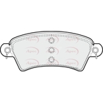 Apec Brake Pads With Bolts (PAD1107)