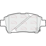 Apec Brake Pads (PAD1116) Fits: Toyota