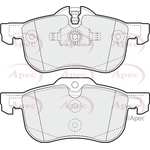 Apec Brake Pads With Retaining Spring (PAD1120)