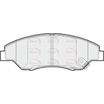 Apec Red Brake Pads (PAD1124)