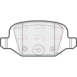 Apec Red Brake Pads (PAD1130)