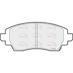 Apec Red Brake Pads (PAD1137) Fits: Toyota