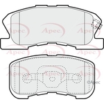 Apec Red Brake Pads With Retaining Spring (PAD1148)