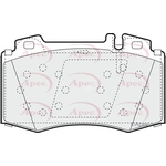 Apec Red Brake Pads (PAD1153)