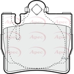 Apec Red Brake Pads (PAD1156) Fits: Mercedes-Benz